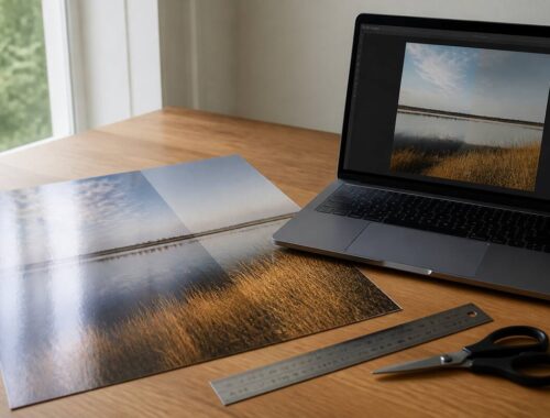 Checklist voor foto’s laten afdrukken: preview op laptop, geprinte foto’s en controle van uitsnede